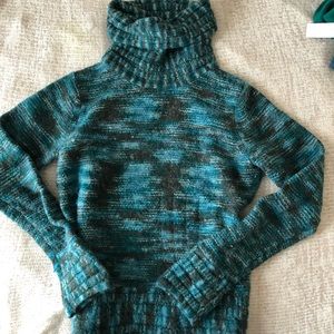 North Face warm wool blend sweater